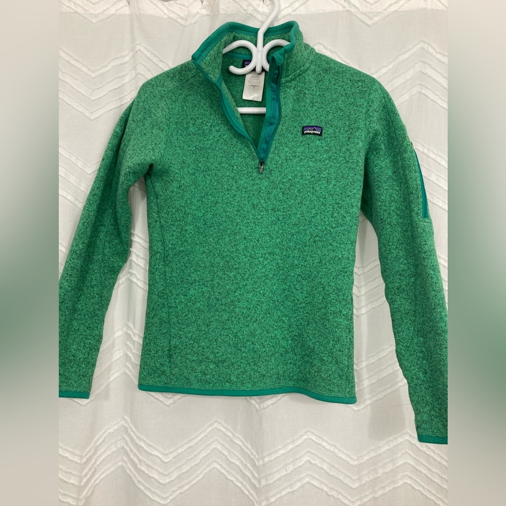 Patagonia green women’s sweater